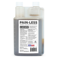 Jeffers Equine Pain Less Liquid Horse Supplement – Joint Muscle Comfort & Mobility Support with Devil’s Claw, Yucca, Vitamin B12, w/ Prebiotic for Digestive Nutritional Support for Horses - 32 oz