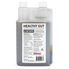 Jeffers Healthy Gut Horse Gastric Support – Liquid Digestive Supplement for Horses Prone to Ulcers, Easy to Feed Formula, Supports Gut Comfort & Balanced Digestion – 32 oz (32 Day Supply)