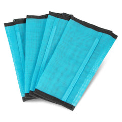 Jeffers Romper Stomper Fly Boots for Horses, Turquoise, Small, Breathable Mesh Horse Leg Protection Leggings, Adjustable, Chemical Free, Easy Clean, Reduce Stomping, Equine Accessories - 4 Pack