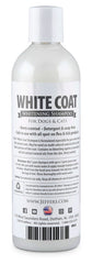 Jeffers Pet White Coat Shampoo for Dogs & Cats, 17 oz - Soap Free Coconut Cleanser with Vitamins A D E & Glycerin, Deodorizing Berry Scent Grooming Shampoo, Concentrated Bleach Free Formula, USA Made