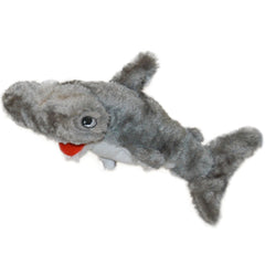Jeffers Pet Plush Dog Toy with Squeaker, Hammerhead Shark 8" - Soft Crinkle Fabric, Safe & Durable, Healthy Fun for Small & Medium Dogs, Interactive Play, Fetch, Tug - Best Gift for Active Games