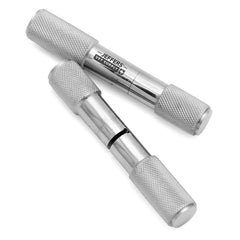 Jeffers OB Saw Handles Stainless Steel Pair for Veterinary Obstetrical Wire, Screw Lock Handles for Vet OB Saw Wire, Livestock Cattle Goat Veterinary Equipment, Farm Animal Vet Tools, 1 Pair