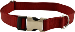 Millennium Adjustable Collar, 3/4" x 12"-18" Color: Red
