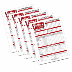 Equine Health Record 5 pack