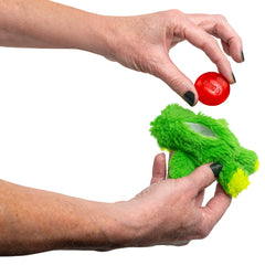 KONG Frog Dog Toy, Extra Small, Green