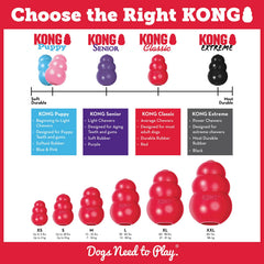 Large KONG Classic Dog Toy – Tough, Bouncy, and Perfect for Stuffing