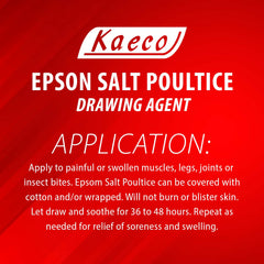 Kaeco Epsom Salt Poultice, 20 oz