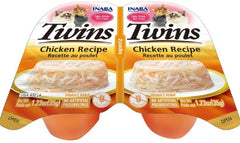 Inaba Twins Side Dish For Cats Chicken 1.23oz. 2 Pk (Case of 6)