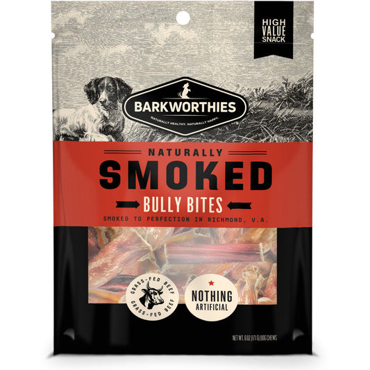 Barkworthies Smoked Bully Bites Dog Treat 1ea/6 oz