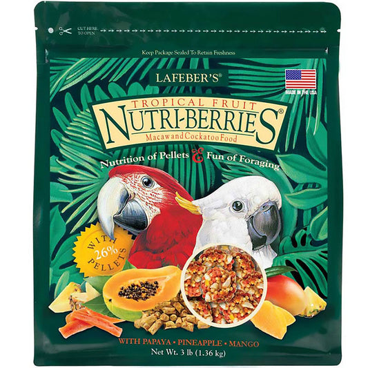 Lafeber Nutri-Berries Tropical Fruit Macaw 3lb