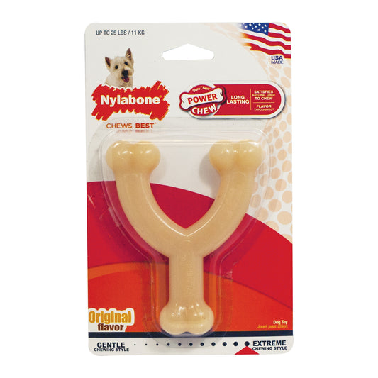 Nylabone Wishbone Dura Chew – Tough Chew for Aggressive Chewers, USA-Made