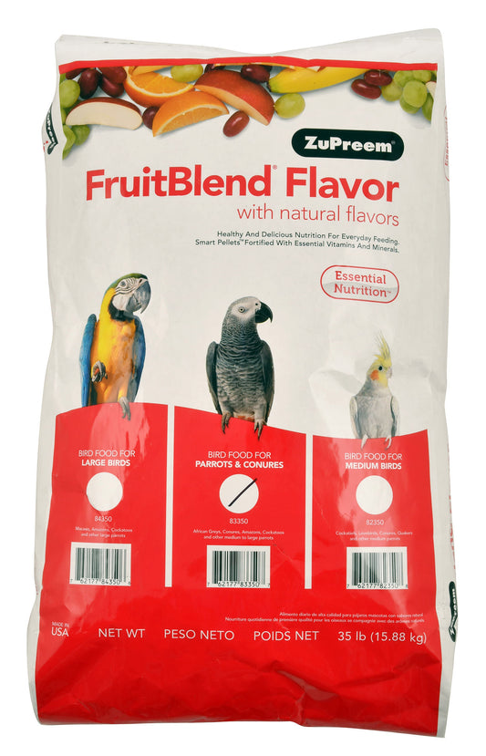 ZuPreem FruitBlend, Medium/Large, 35 lb