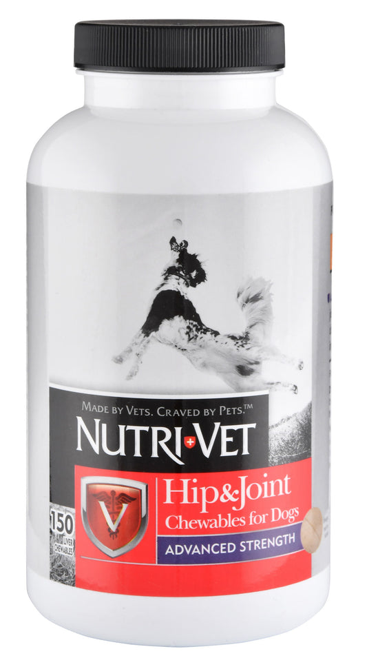 Nutri-Vet Hip & Joint Advanced Strength Chewables for Dogs, 150 count