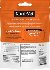 Nutri-Vet Shed-Defense Soft Chews for Dogs, 5.3 oz