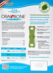 Ora-Bone Dental Treats for Dogs, Individually Wrapped, Small, 60 Pieces Per Pack