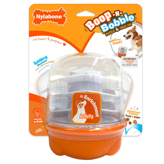 Nylabone Boop-N-Bobble Puzzle Treat Toy