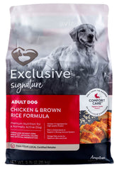 Purina Exclusive Adult Dog Food, Chicken/Brown Rice, 5 lb