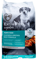 Exclusive Puppy Chicken & Brown Rice, 30 lb