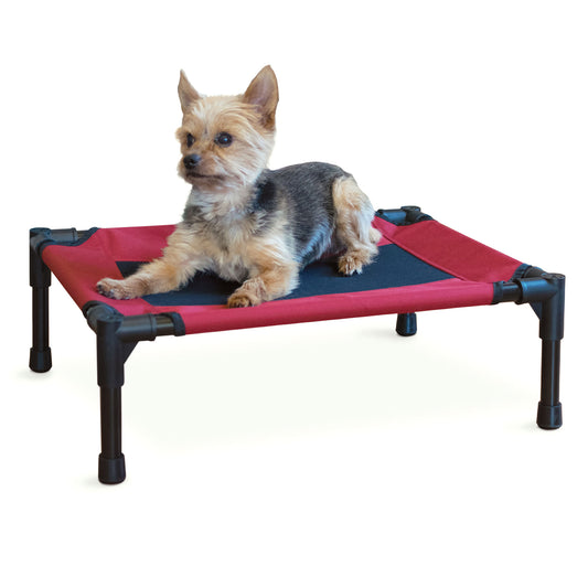 Elevated Pet Bed, Small Color: Barn Red
