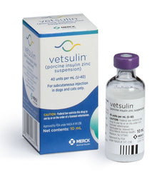 Vetsulin Rx, inyectable de 40 unidades/ml, frasco de 10 ml