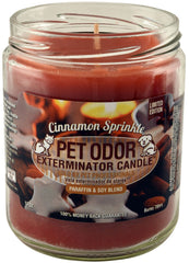 Pet Odor Exterminator Candle, Cinnamon Sprinkle, 13 oz
