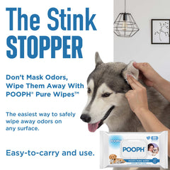 Pooph Pet Wipes Pack 50ct