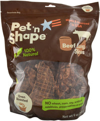 Pet 'n Shape Roasted Beef Lung Treats, 9oz Slices