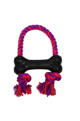 Round Bone w/Handle Purple/Magenta, 7"