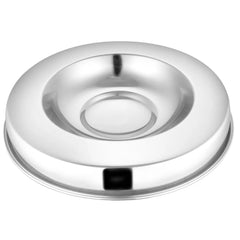 Jeffers Stainless Steel Flying Saucer Puppy Bowl, 11” Shallow Wide Dish w/ Center Hub, Food & Water Feeder for Puppies, Small Dogs, Kittens, Multi Pet Feeding, Durable Easy Clean Bowl, 11"Dx1 1/3"