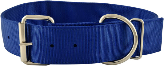 Heavy Duty 2" Wide 29" Nylon Dog Collar Color: Royal Blue