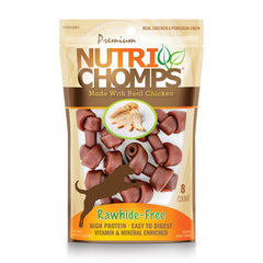 NutriChomps Mini Nudos con Sabor a Pollo (8 unidades)