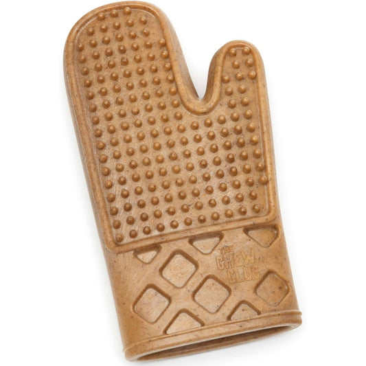 Power Bone Pet Chew Toy for Dogs - Durable, Non Toxic & Pet Safe - Best for Aggressive Chewers, Long Lasting Dental Health, Dog Teeth Cleaning, Perfect for All Dog Life Stages - Oven Mitt 7"