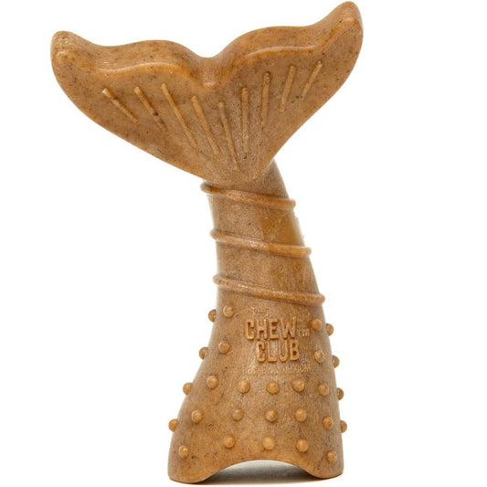 Power Bone Pet Chew Toy for Dogs - Durable, Non Toxic & Pet Safe - Best for Aggressive Chewers, Long Lasting Dental Health, Dog Teeth Cleaning, Perfect for All Dog Life Stages - Twist Tail 6''