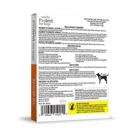 Vetality Protect for Dogs 33-66 lbs