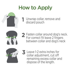 Vetality Protect Flea & Tick Collar Dogs fits neck up to 26" - 12 month protection