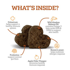 Vetality Aller-Immune Skin & Coat Well Chews for Dogs (in canister)