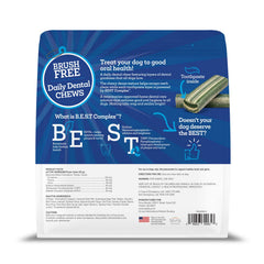 Vetality Brush Free Daily Dental Chews for Dogs`