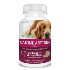 Vetality Canine Aspirin for Larger-XL Dogs 51-120 lbs