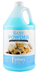 Jeffers Baby Powder Scent Conditioning Shampoo for Dogs, Cats, Puppies & Kittens – Gentle, Soap Free Formula with Natural Oils – Odor Eliminating, Safe Coat Care, Hypoallergenic Pet Shampoo, 1 Gal