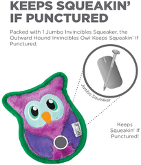 *OUTWARD HOUND Invincibles Owl Purple XS