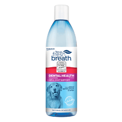 TROPICLEAN FreshBreath Dental Health Solution+ Hip & Joint Dogs 16oz