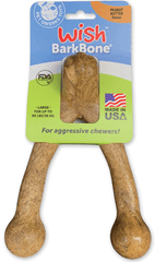 PET QWERKS Wish BarkBone Peanut Butter L