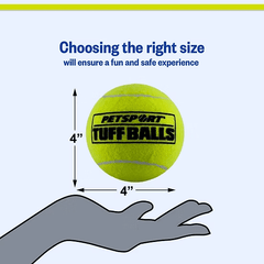 PETSPORT Tuff Balls Giant 4" 1pk