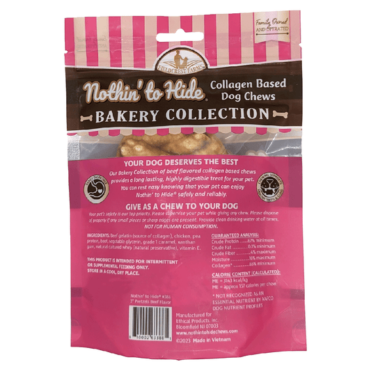 *NOTHIN' TO HIDE Bakery Beef Pretzel 3" 2pk