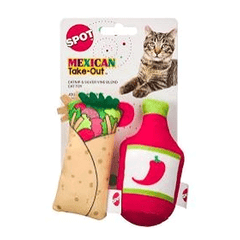 ETHICAL/SPOT Mexican Take-Out Cat Toys 2pk