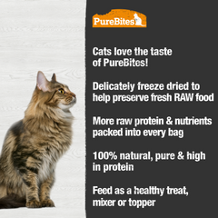 PURE BITES Cat Treats Freeze Dried Duck Liver 1.05oz