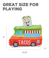 *OUTWARD HOUND Hide A Taco Truck Plush Dog Toy Puzzle