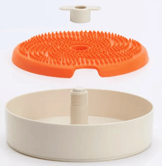 *PetDreamHouse SPIN Disc Lick Feeder & Frisbee M Orange