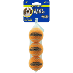 PETSPORT Tuff Ball Squeak Jr. 1.8" 3pk