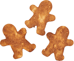 NOTHIN' TO HIDE Holiday Gingerbread Men 4pk Beef